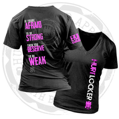 Deserve to Be Weak - Pink V-Neck