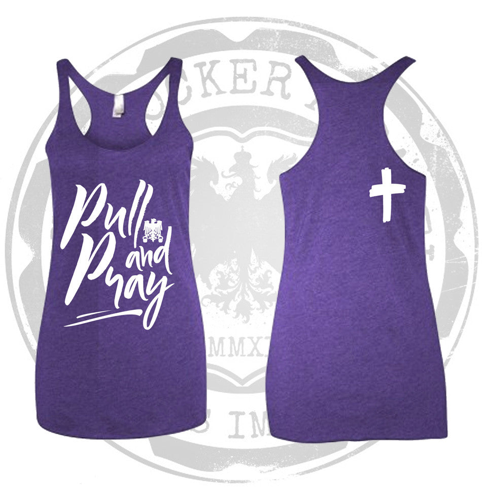 Pull and Pray- Purple Tank