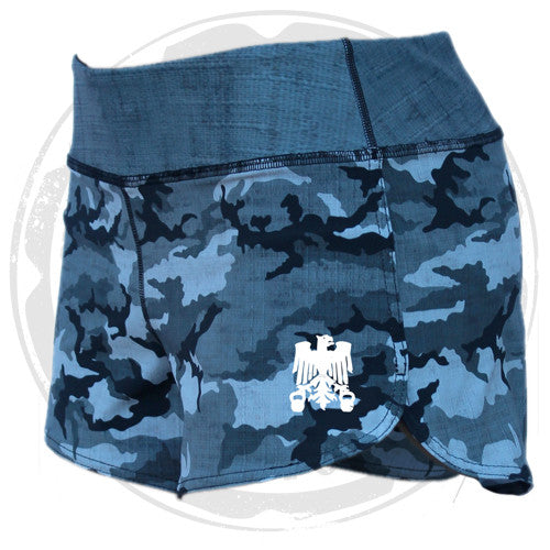 Ladies WOD Shorts - Camo