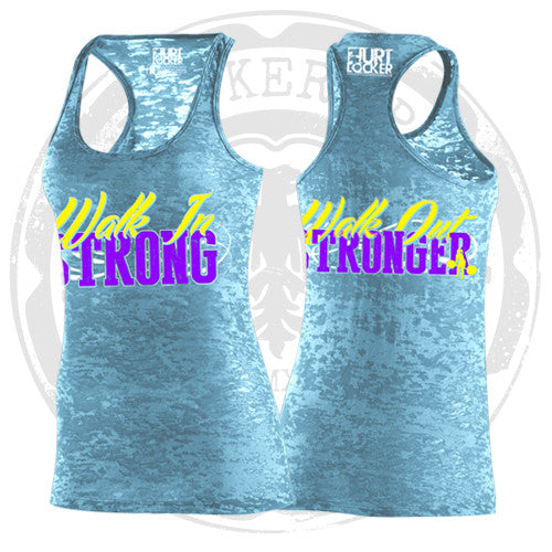Women Are Strong - Walk In Strong... (Tahiti Blue)